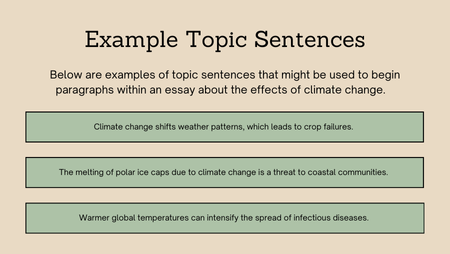 Assignment helpers shows an exam of climate change